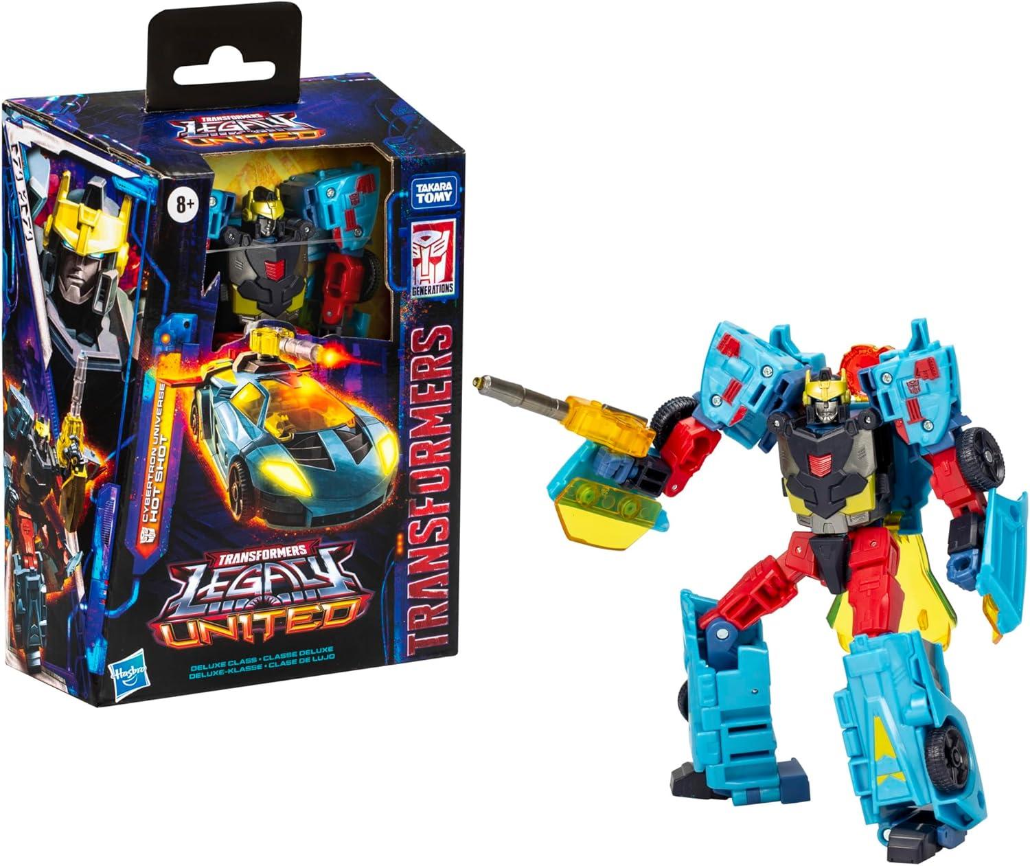 image:imageTransformers Legacy United Deluxe Class Cybertron Universe Hot Shot 55inch Converting Action Figure 8