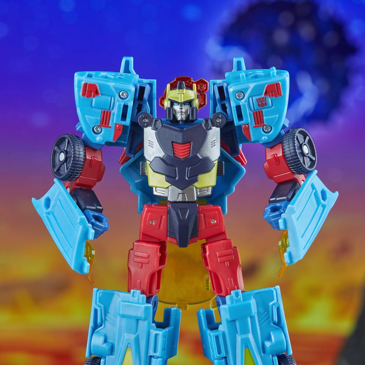 image:imageTransformers Legacy United Deluxe Class Cybertron Universe Hot Shot 55inch Converting Action Figure 8