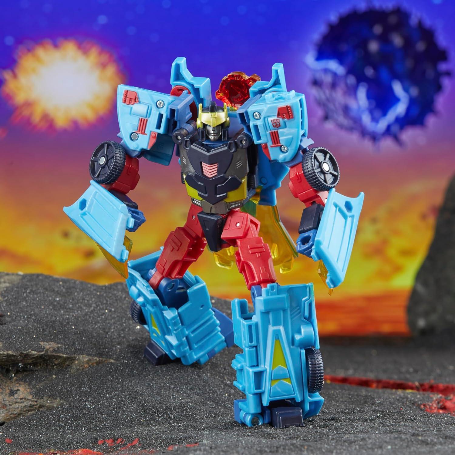 image:imageTransformers Legacy United Deluxe Class Cybertron Universe Hot Shot 55inch Converting Action Figure 8