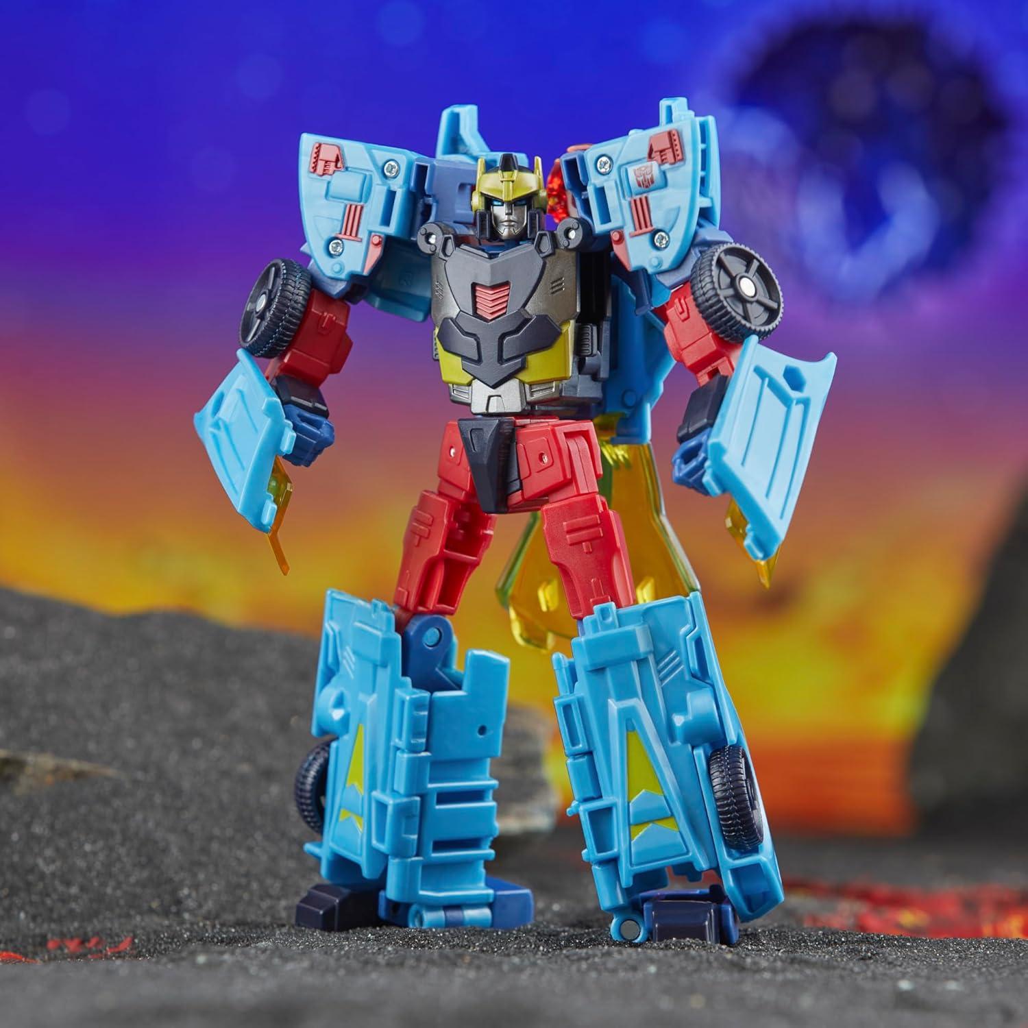image:imageTransformers Legacy United Deluxe Class Cybertron Universe Hot Shot 55inch Converting Action Figure 8