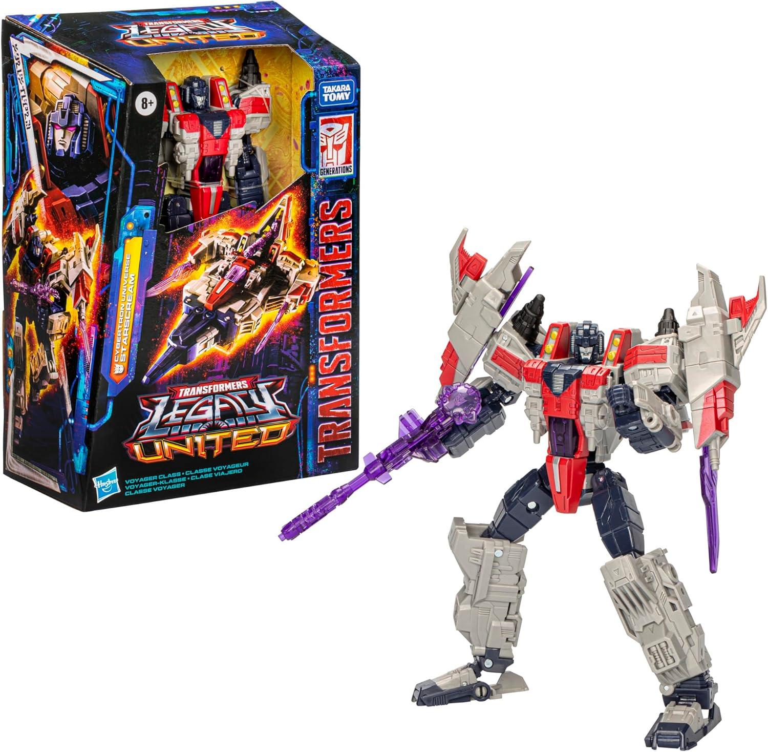 image:imageTransformers Legacy United Voyager Class Cybertron Universe Starscream 7inch Converting Action Figure 8 Years