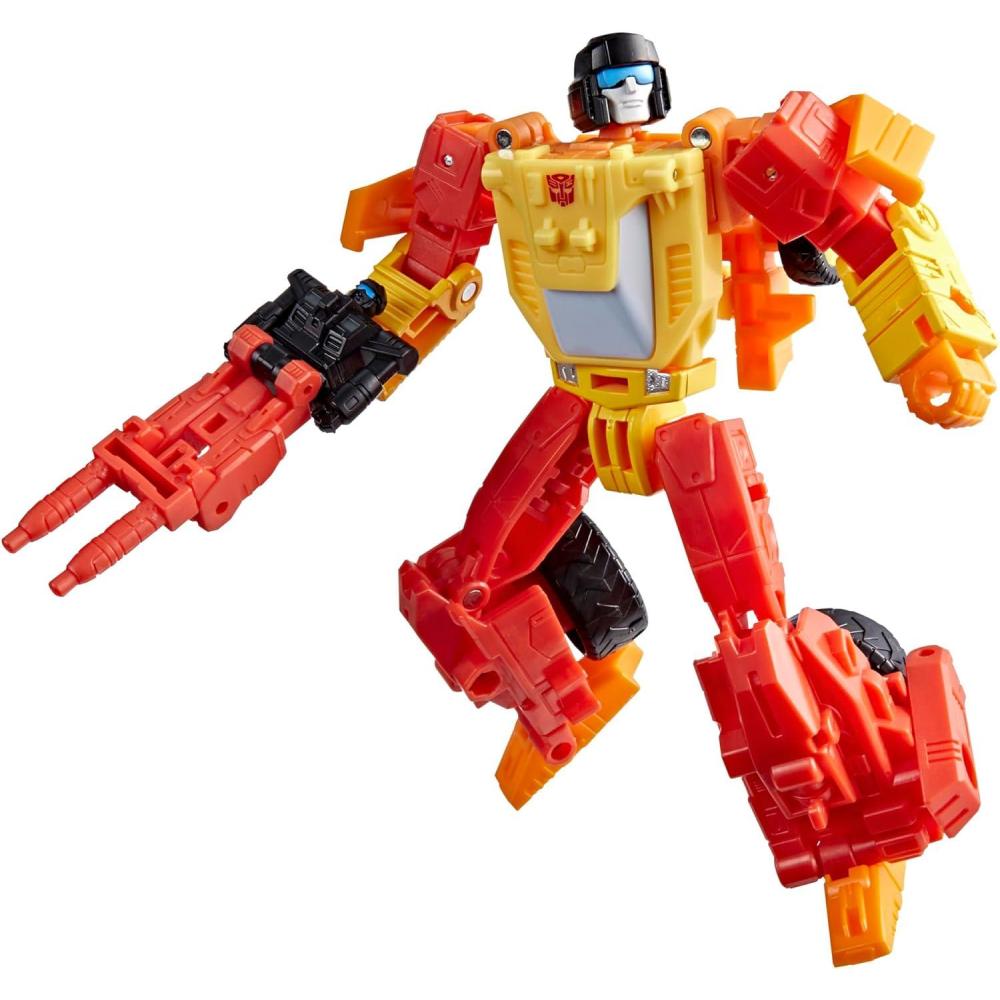 image:imageTransformers Age of The Primes Targetmaster Sureshot Deluxe Class 55Inch Converting Action Figure Robot Toys for Ages 8