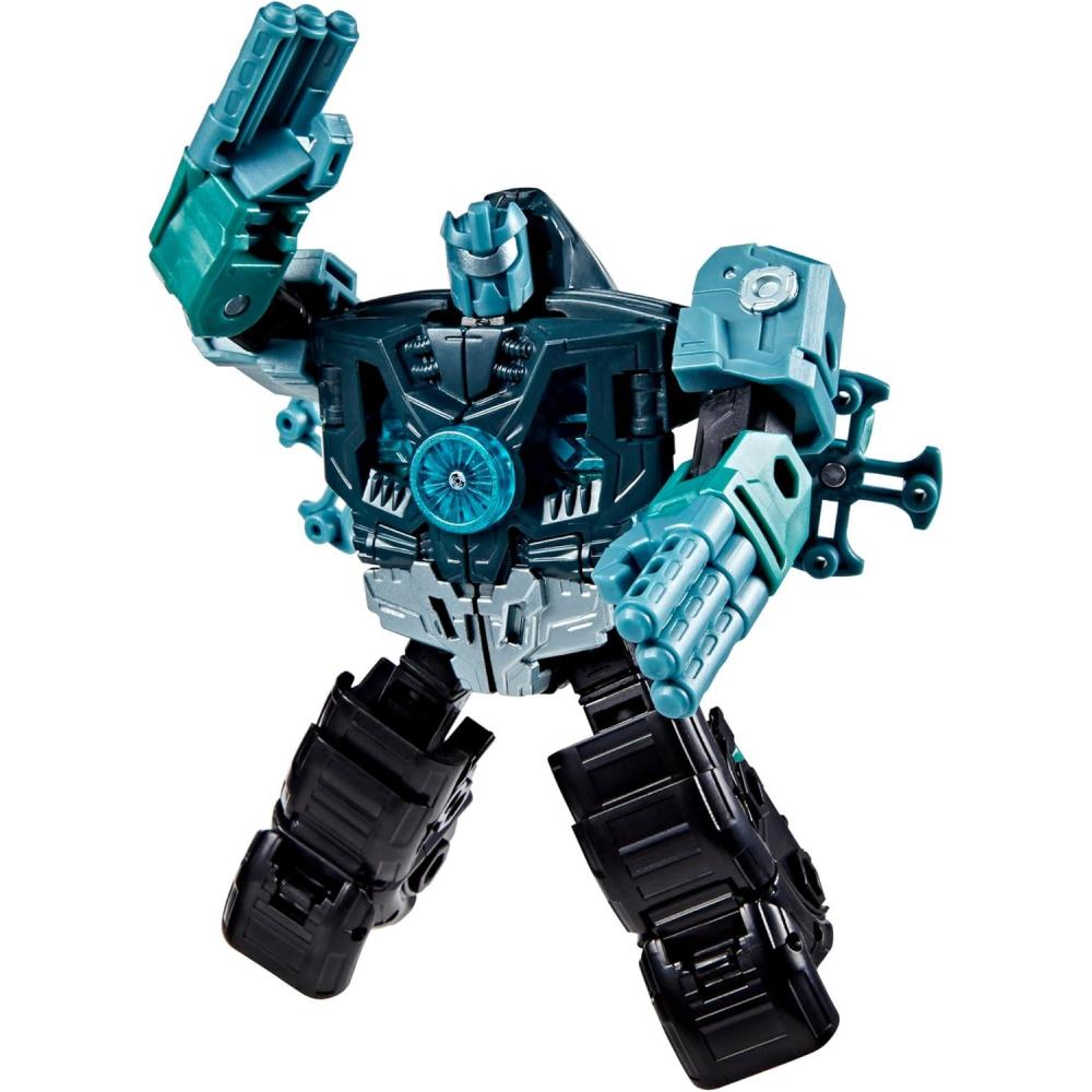 image:imageTransformers Age of The Primes The Thirteen Micronus Prime Deluxe Class 55Inch Converting Action Figure Robot Toys for Ages 8