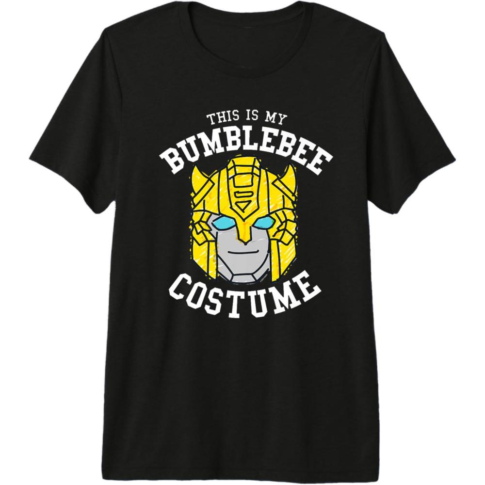image:imageTransformers Halloween This is My Bumblebee Costume Premium TShirtBlack