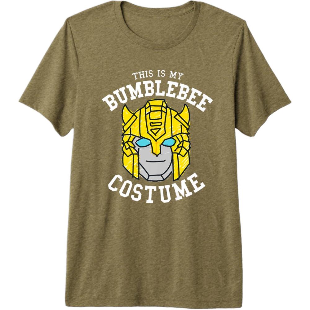 image:imageTransformers Halloween This is My Bumblebee Costume Premium TShirtOlive Green