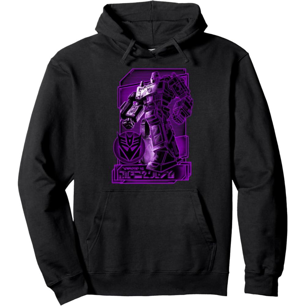 image:imageTransformers War For Cybertron Megatron Portrait Pullover HoodieBlack