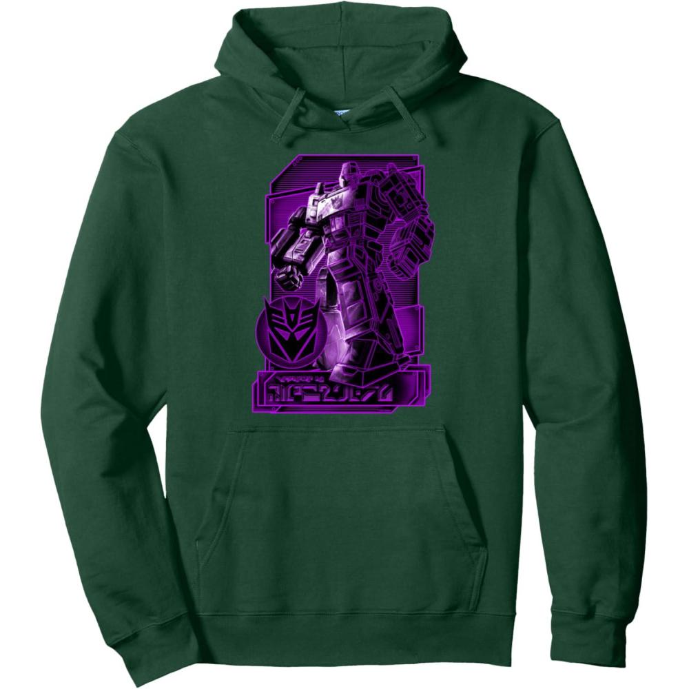image:imageTransformers War For Cybertron Megatron Portrait Pullover HoodieDark Green