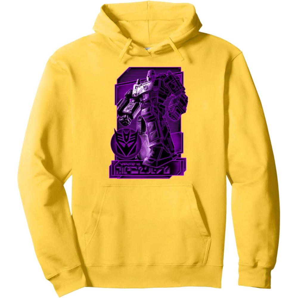 image:imageTransformers War For Cybertron Megatron Portrait Pullover HoodieLemon Yellow