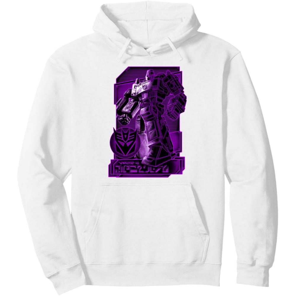 image:imageTransformers War For Cybertron Megatron Portrait Pullover HoodieWhite