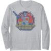 Transformers Optimus Prime Retro Portrait Long Sleeve T-Shirt(Heather Grey)