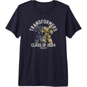 Transformers Graduation Class Of 2024 Roll Out Premium T-Shirt(Navy Blue)