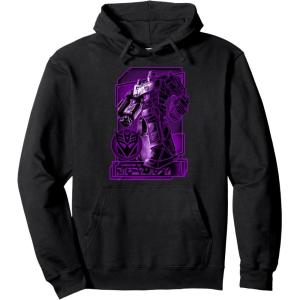 Transformers: War For Cybertron Megatron Portrait Pullover Hoodie(Black)