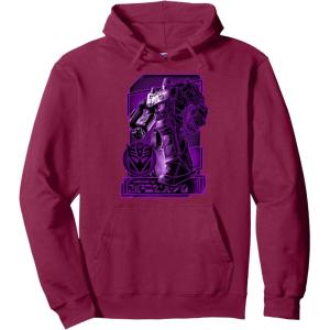 Transformers: War For Cybertron Megatron Portrait Pullover Hoodie(Burgundy)