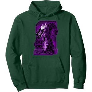 Transformers: War For Cybertron Megatron Portrait Pullover Hoodie(Dark Green)