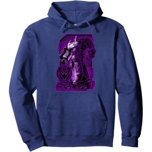 Transformers: War For Cybertron Megatron Portrait Pullover Hoodie(Navy Blue)