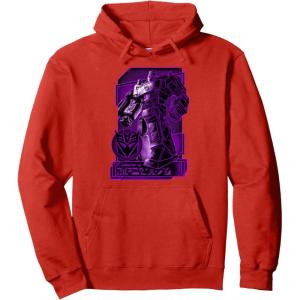 Transformers: War For Cybertron Megatron Portrait Pullover Hoodie(Red)
