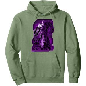 Transformers: War For Cybertron Megatron Portrait Pullover Hoodie(Sage Green)