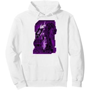 Transformers: War For Cybertron Megatron Portrait Pullover Hoodie(White)