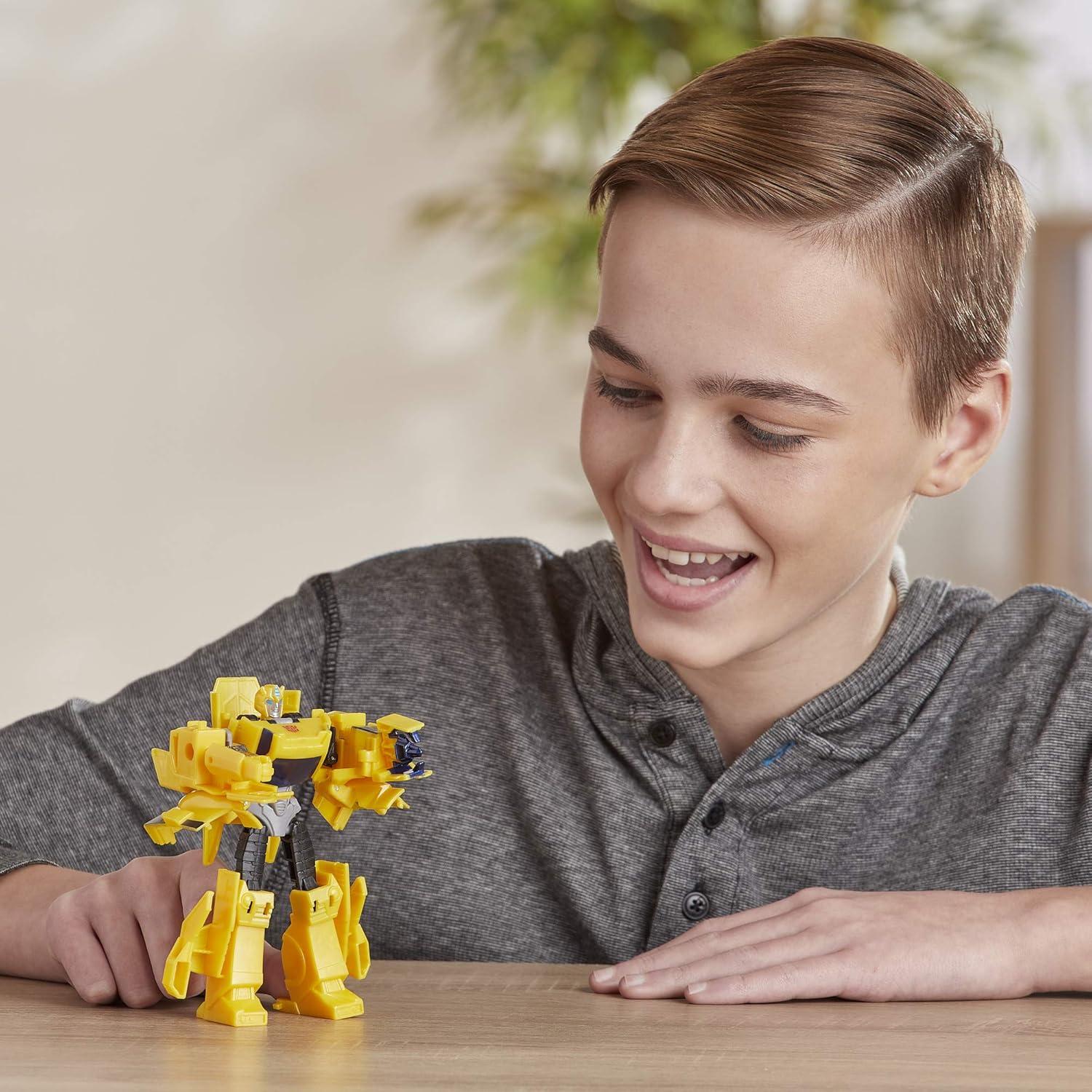 image:imageTransformers Bumblebee Cyberverse Adventures Action Attackers Warrior Class Bumblebee Action Figure Sting Shot Move 54inch