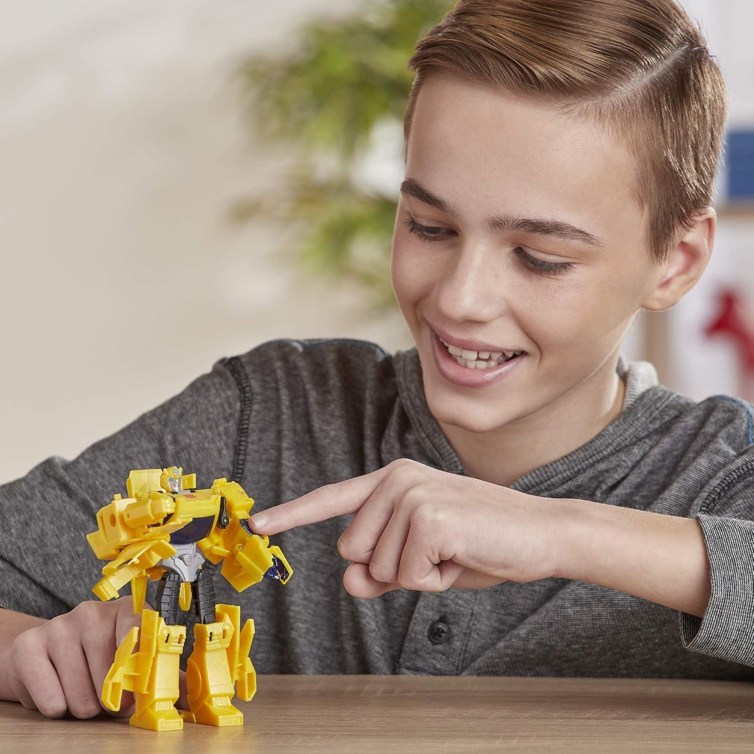 image:imageTransformers Bumblebee Cyberverse Adventures Action Attackers Warrior Class Bumblebee Action Figure Sting Shot Move 54inch