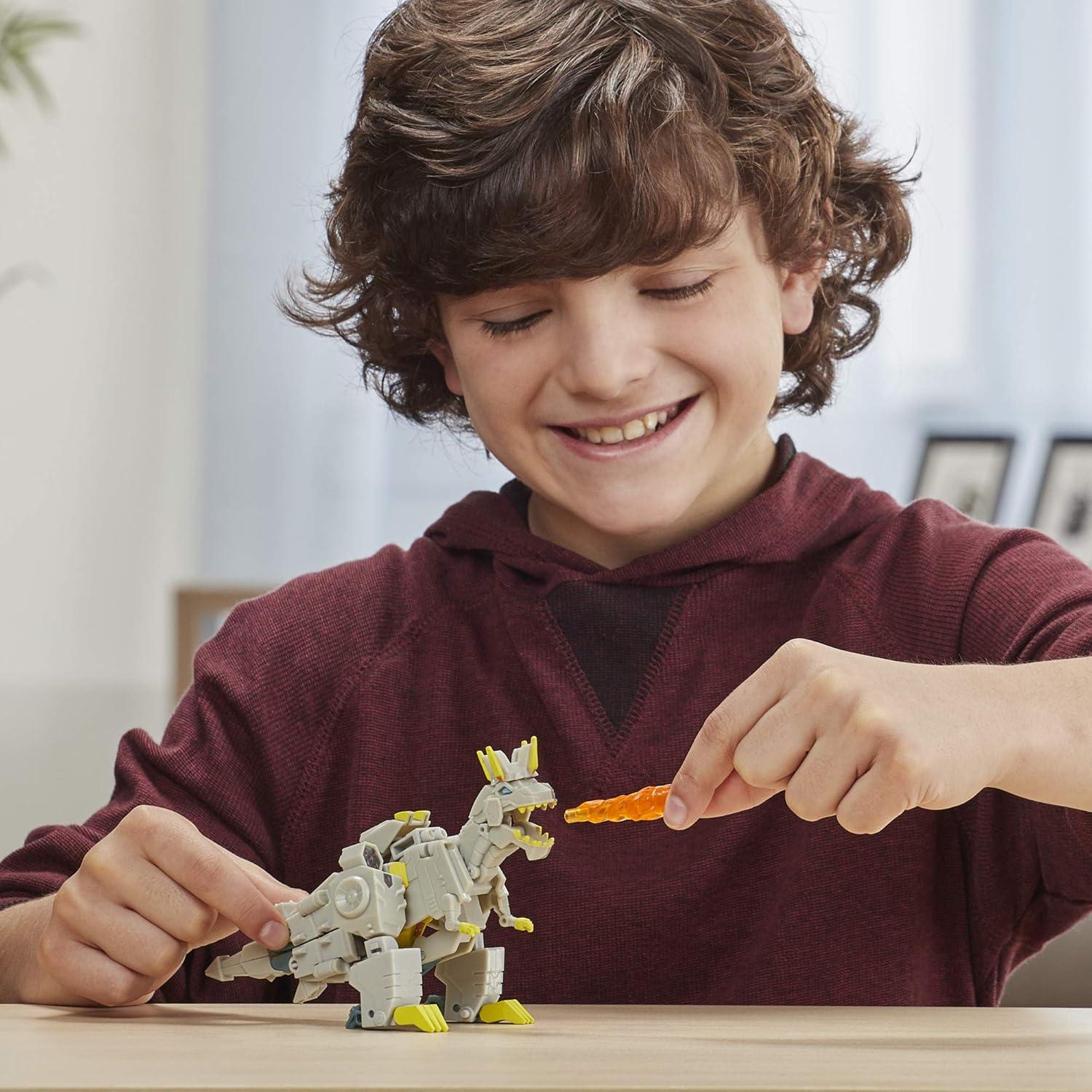 image:imageTransformers Bumblebee Cyberverse Adventures Deluxe Class Grimlock Action Figure Toy BuildAFigure Part for Ages 6 and Up 5inch