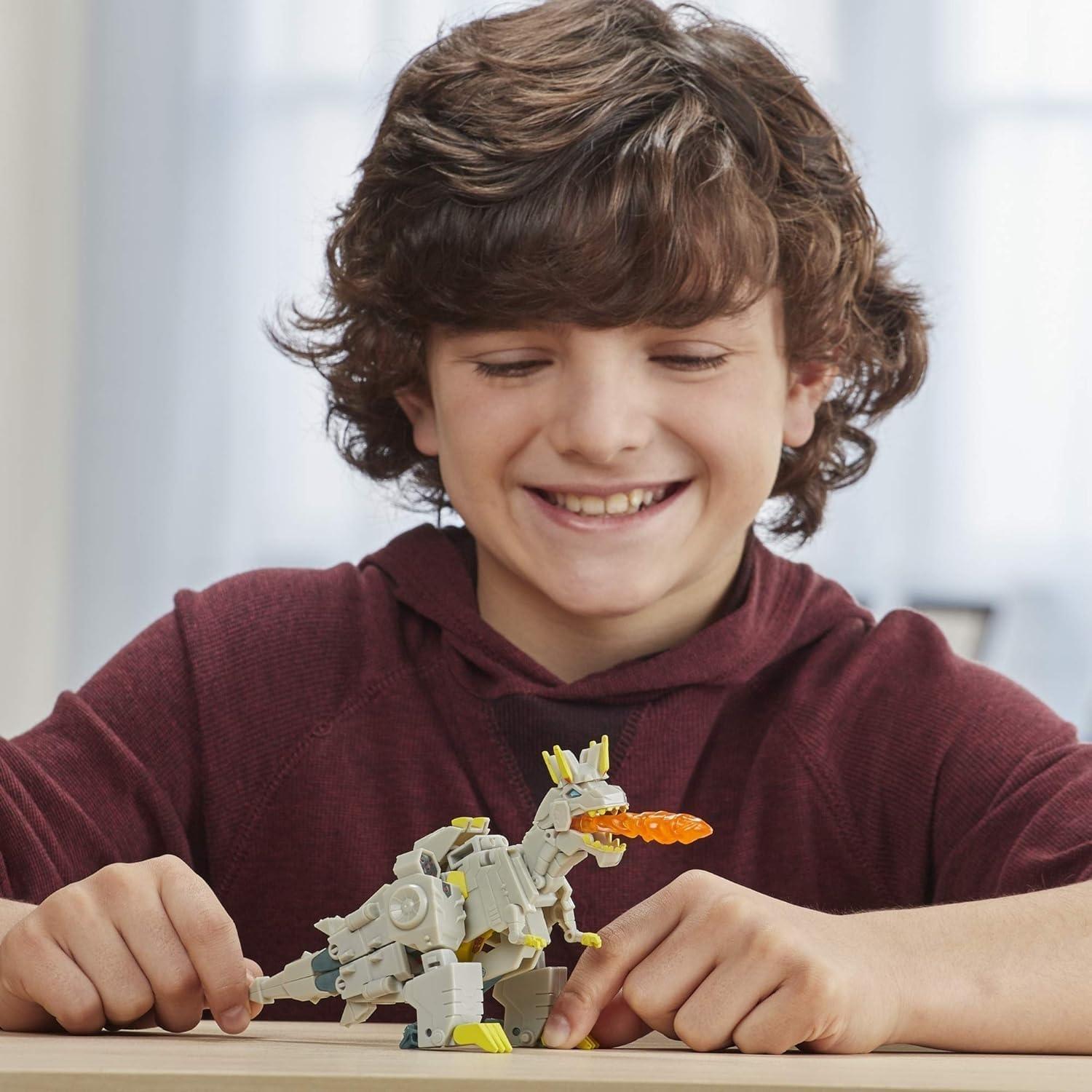 image:imageTransformers Bumblebee Cyberverse Adventures Deluxe Class Grimlock Action Figure Toy BuildAFigure Part for Ages 6 and Up 5inch