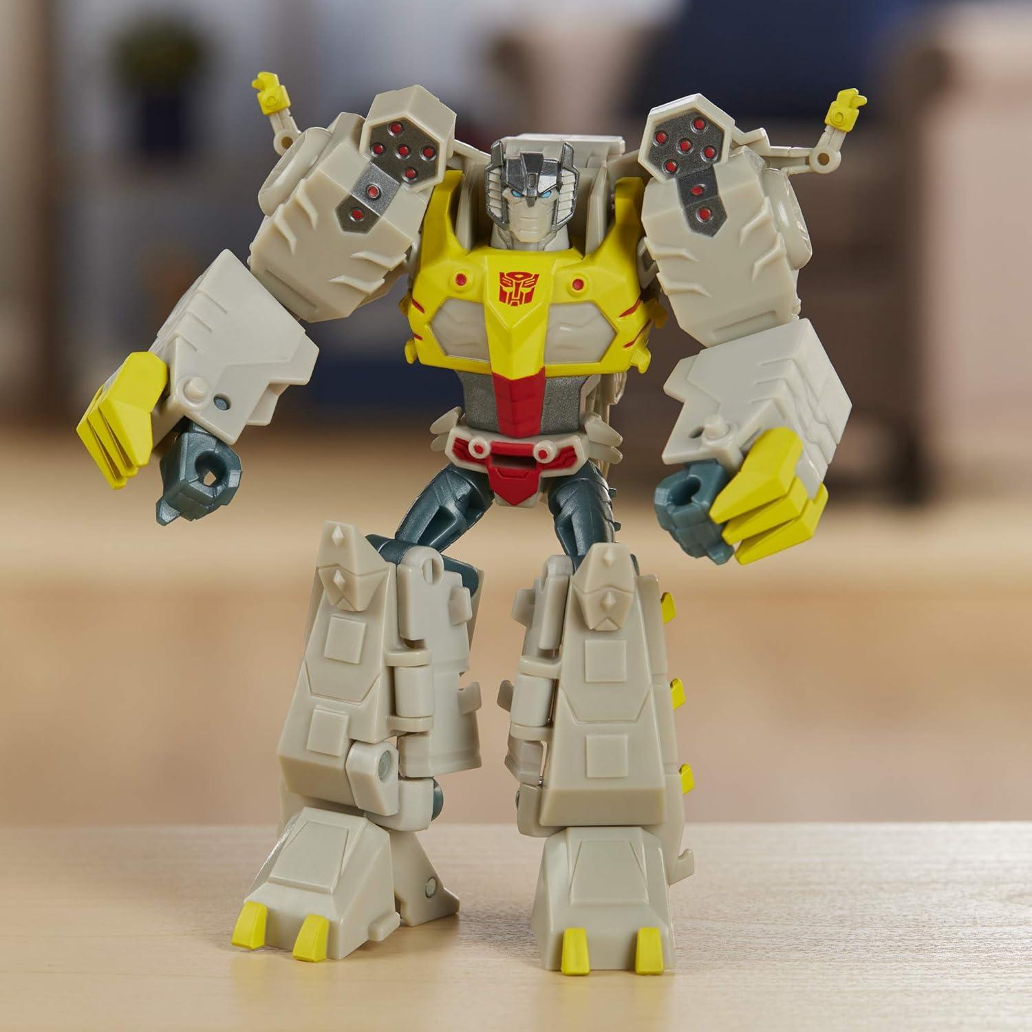 image:imageTransformers Bumblebee Cyberverse Adventures Deluxe Class Grimlock Action Figure Toy BuildAFigure Part for Ages 6 and Up 5inch