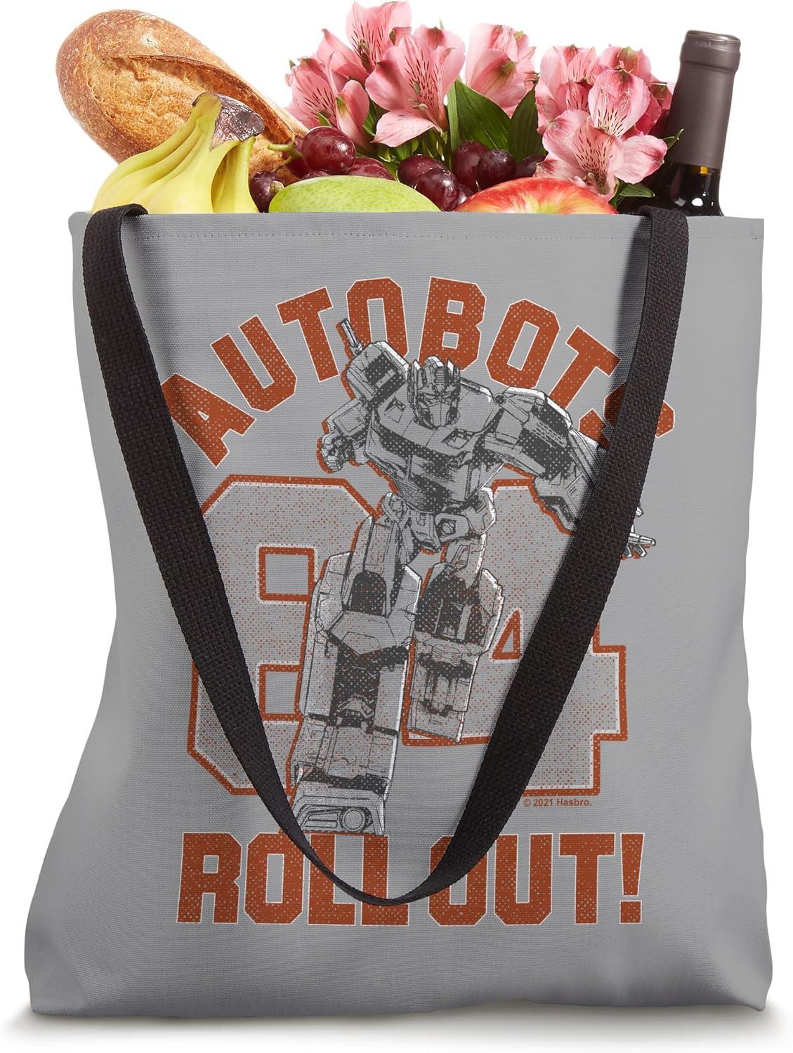 image:imageTransformers Optimus Prime 84 Autobots Roll Out Tote Bag