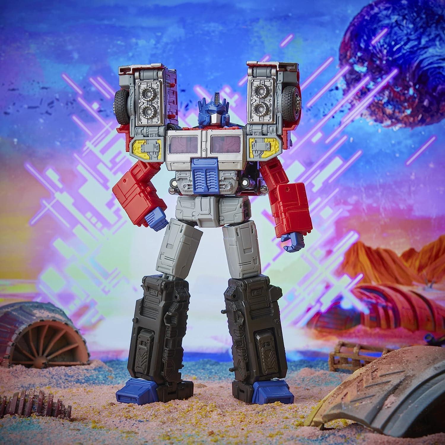 image:imageTransformers Toys Generations Legacy Series Leader G2 Universe Laser Optimus Prime Action Figure Kids Ages 8 and Up 7inch