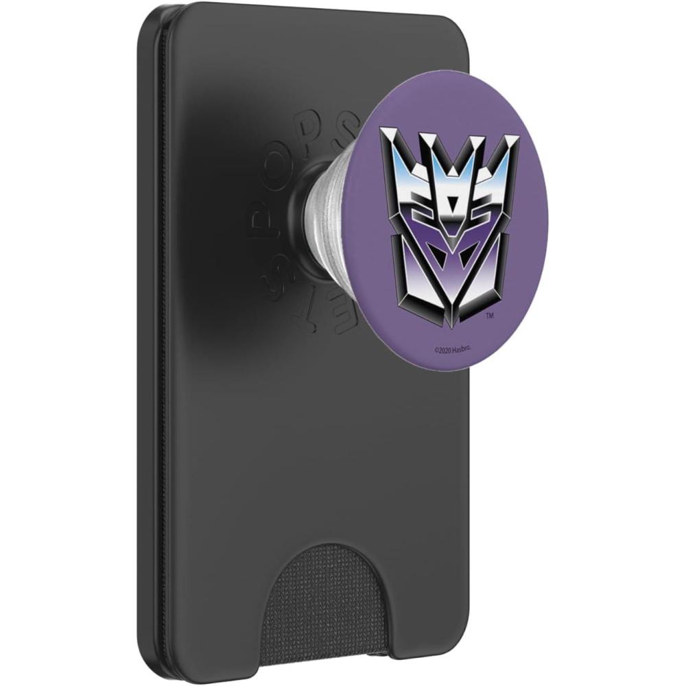image:imageTransformers Decepticon Chrome Logo PopSockets Adhesive PopGripMagnetic PopWallet