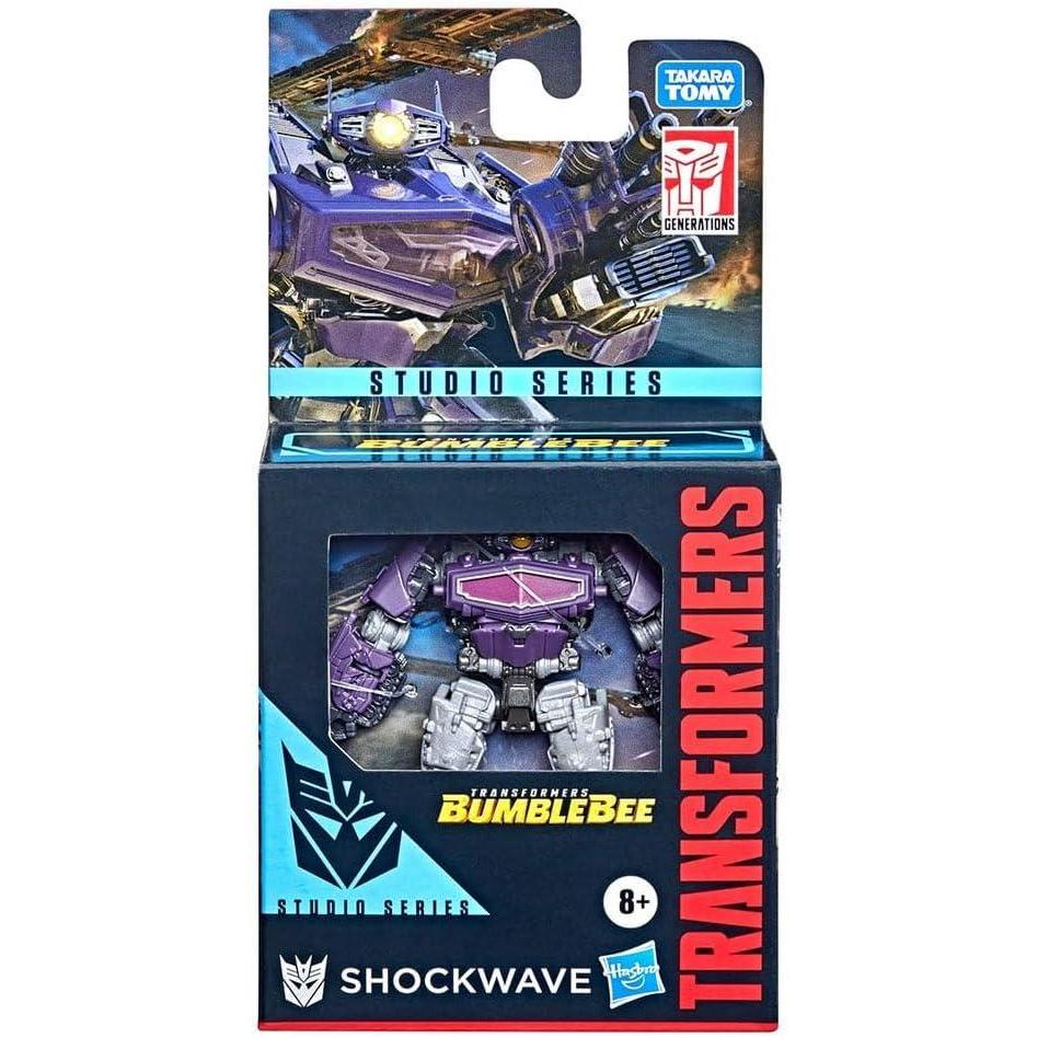 image:imageTransformers Toys Studio Series Core Class Bumblebee Shockwave Action Figure Ages 8 and Up 35inch