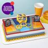 DecoSet® Transformers Autobot Battle Cake Topper, 6-Piece Interactive Set of Transformer Decorations and Supplies for Party Cakes