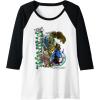 Transformers: Rise of the Beasts Optimus Primal Urban Style Raglan Baseball Tee(Black/White)