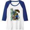 Transformers: Rise of the Beasts Optimus Primal Urban Style Raglan Baseball Tee(Royal Blue/White)