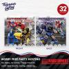 Treasures Gifted Officially Licensed Transformers Party Supplies – Serves 16 Guests – Dinnerware Deluxe Set – Transformers Plates, Napkins, Cups, & Tablecloth(Serves 32)