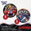 Treasures Gifted Officially Licensed Transformers Party Supplies – Serves 16 Guests – Dinnerware Deluxe Set – Transformers Plates, Napkins, Cups, & Tablecloth(Serves 16)