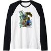 Transformers: Rise of the Beasts Optimus Primal Urban Style Raglan Baseball Tee(Black/White)