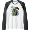 Transformers: Rise of the Beasts Optimus Primal Urban Style Raglan Baseball Tee(Dark Heather Grey/White)