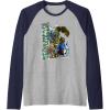 Transformers: Rise of the Beasts Optimus Primal Urban Style Raglan Baseball Tee(Navy Blue/Athletic Heather)