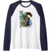 Transformers: Rise of the Beasts Optimus Primal Urban Style Raglan Baseball Tee(Navy Blue/White)