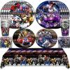 Treasures Gifted Officially Licensed Transformers Party Supplies – Serves 16 Guests – Dinnerware Deluxe Set – Transformers Plates, Napkins, Cups, & Tablecloth(Serves 16)