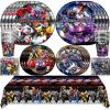 Treasures Gifted Officially Licensed Transformers Party Supplies – Serves 16 Guests – Dinnerware Deluxe Set – Transformers Plates, Napkins, Cups, & Tablecloth(Serves 32)