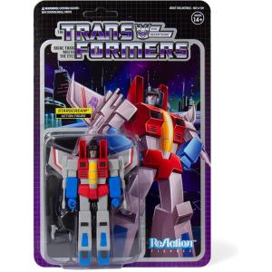 Super7 Transformers Starscream – 3.75″ Transformers Action Figure with Accessory Classic Cartoon Collectibles and Retro Toys(Starscream)