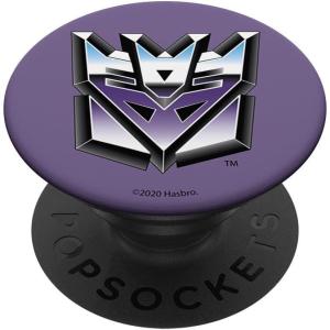 Transformers Decepticon Chrome Logo PopSockets Adhesive PopGrip(Adhesive PopGrip)
