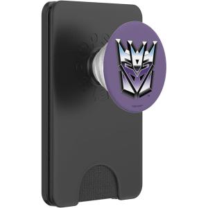 Transformers Decepticon Chrome Logo PopSockets Adhesive PopGrip(Magnetic PopWallet)