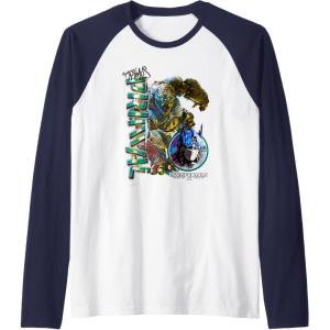 Transformers: Rise of the Beasts Optimus Primal Urban Style Raglan Baseball Tee(Navy Blue/White)