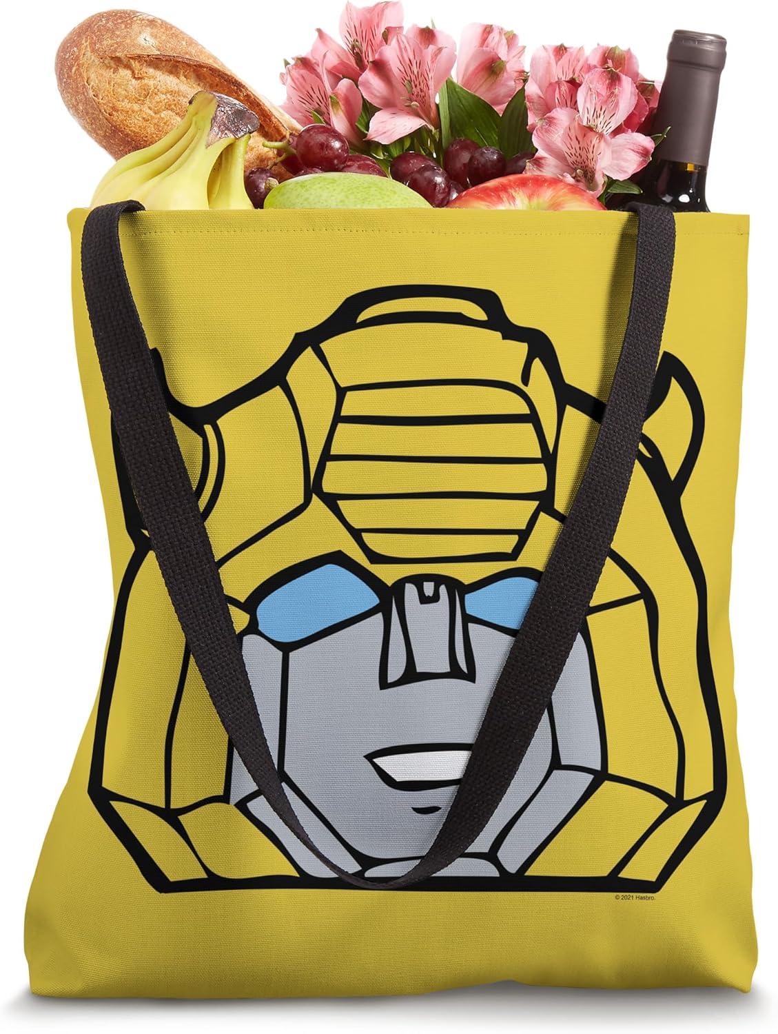 image:imageTransformers Bumblebee Large Face Tote Bag