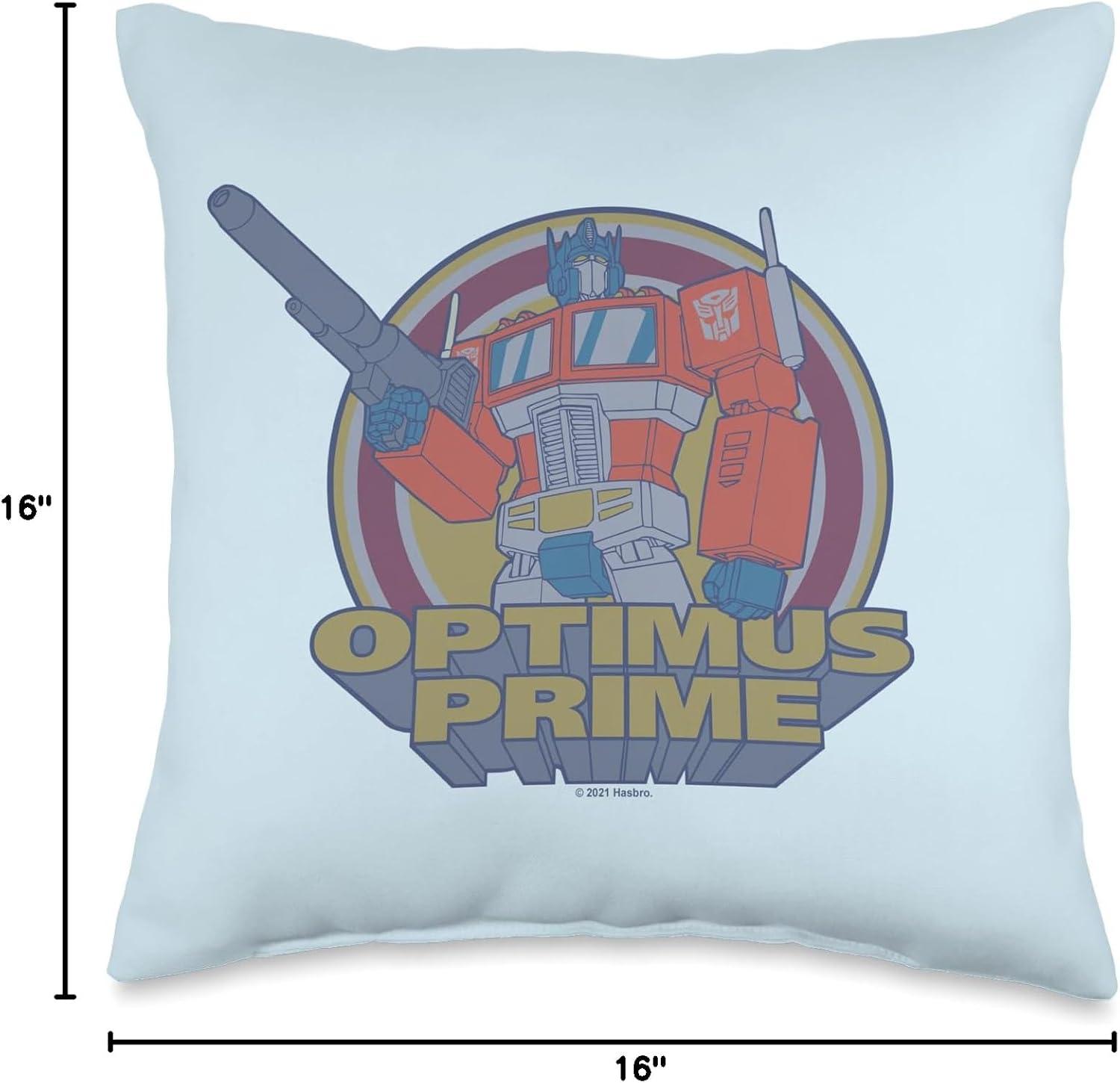 image:imageTransformers Epic Retro Optimus Prime Throw Pillow16x16