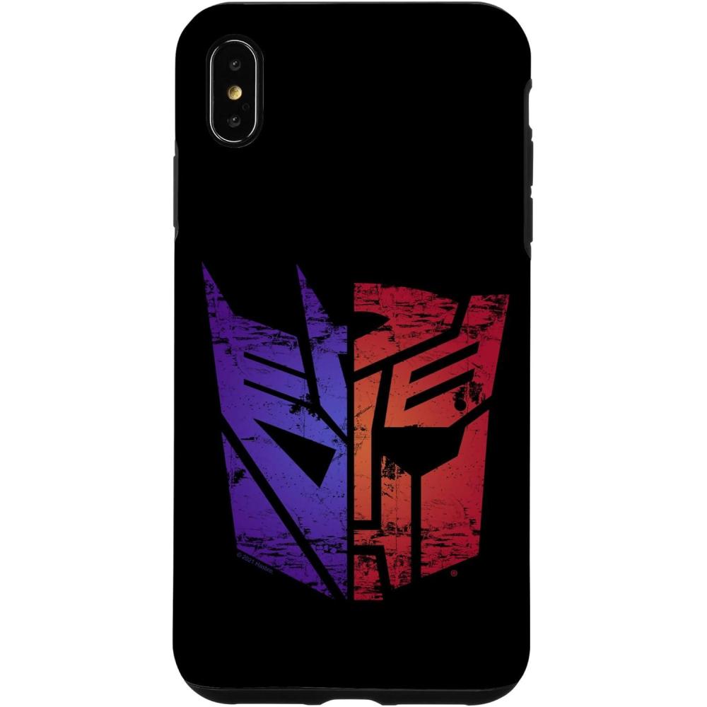 image:imageTransformers Autobot Decepticon Split Logo Case for iPhone 17iPhone XS Max