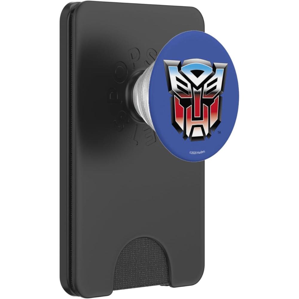 image:imageTransformers Autobots Chrome Logo PopSockets Adhesive PopGripMagnetic PopWallet